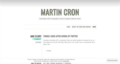 Desktop Screenshot of martin.cron.com