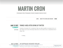 Tablet Screenshot of martin.cron.com